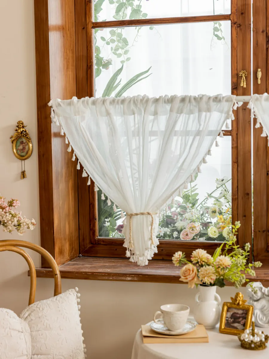 Тюль-кафе штора короткая 150х60 аура, изображение 19
