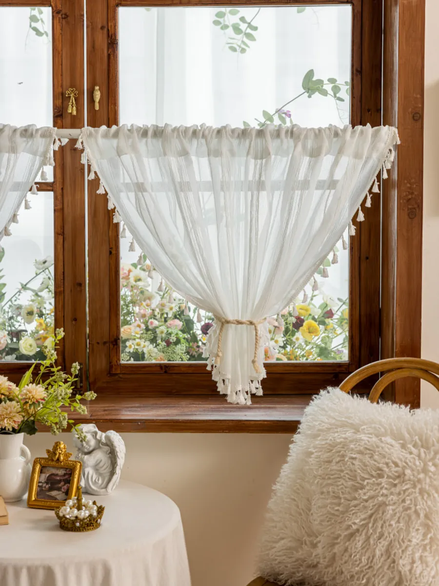 Тюль-кафе штора короткая 150х60 аура, изображение 20