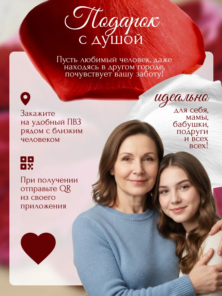 Коврик розы 60х70 комнатный прикроватный пушистый в спальню, изображение 12