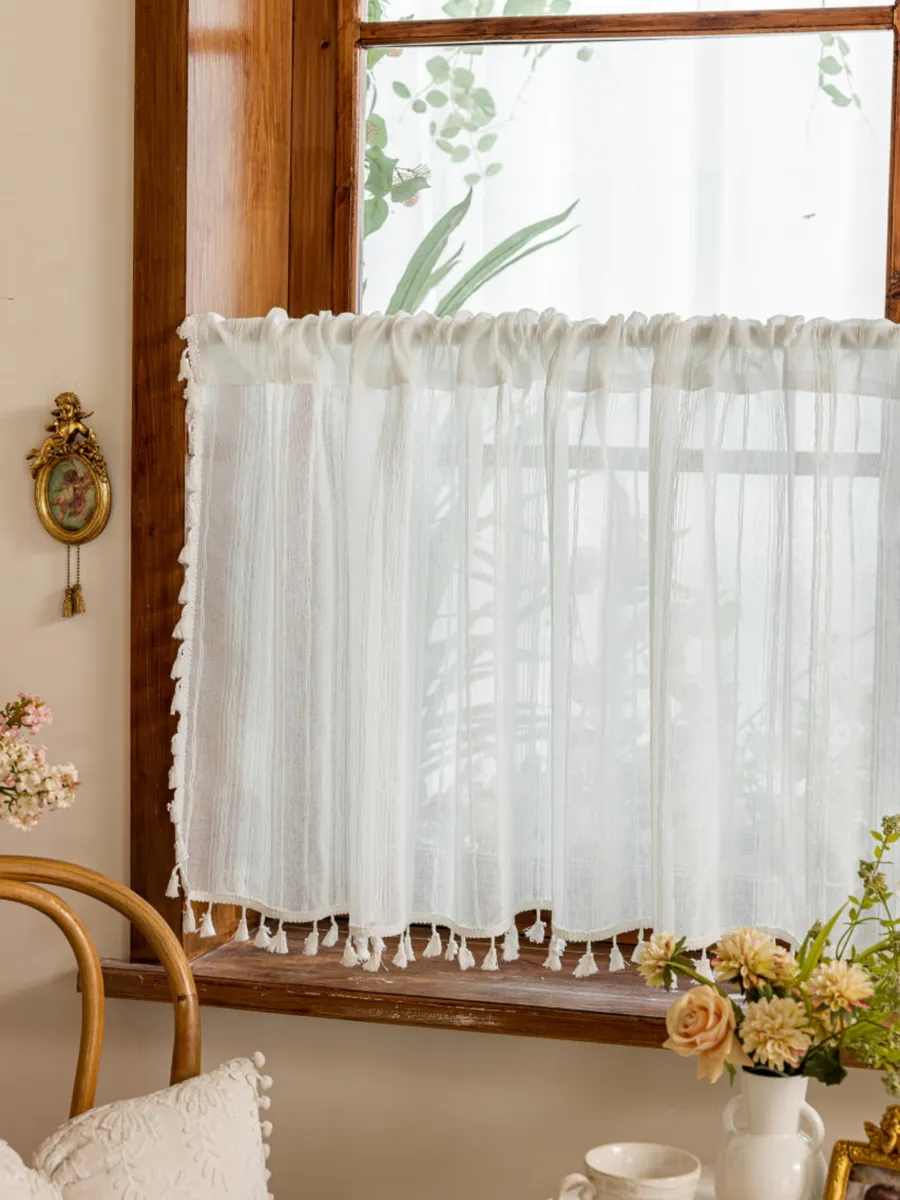 Тюль-кафе штора короткая 150х60 аура, изображение 10
