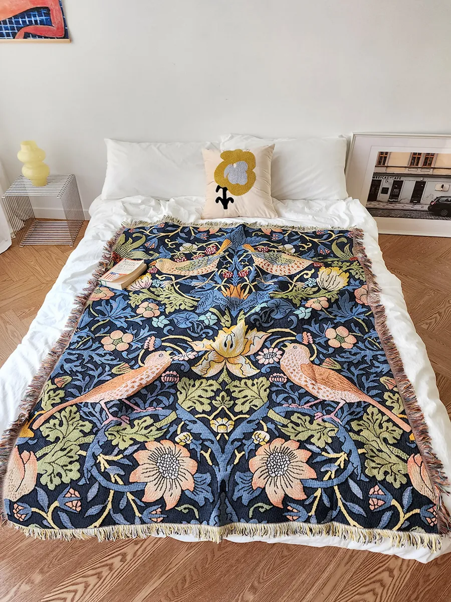 Плед вязаный на диван и кровать кресло 180x230 эдем, изображение 16