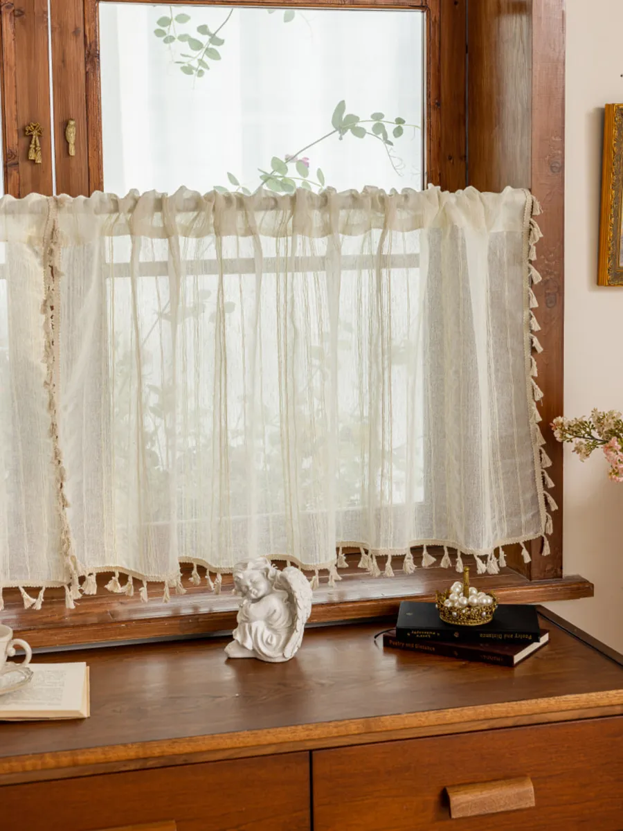 Тюль-кафе штора кружевная 150х60 см, изображение 25