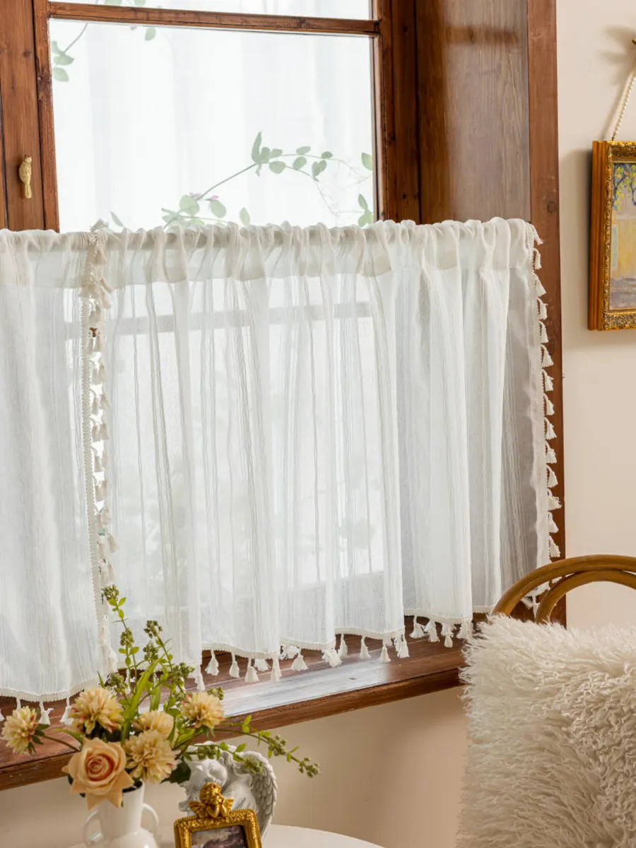 Тюль-кафе штора короткая 150х60 аура, изображение 7