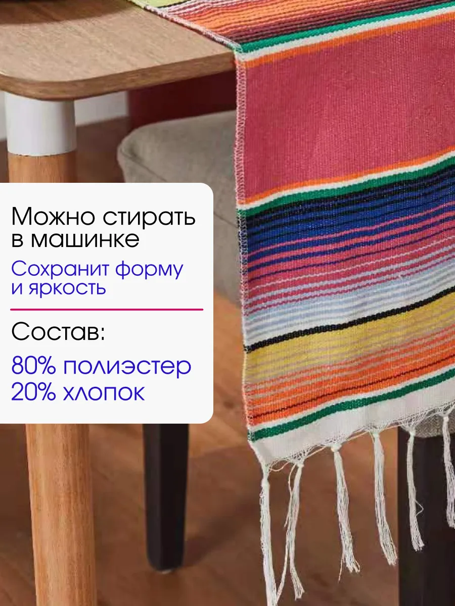 Покрывало пляжное 150х215 декоративное на пляж пикник, изображение 8